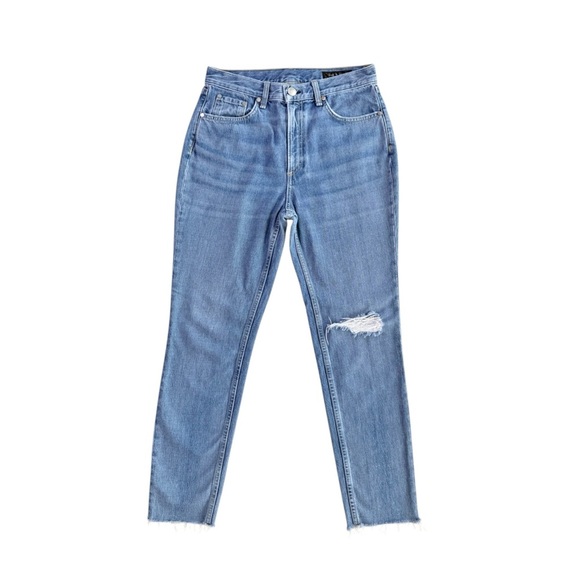 RAG & BONE EUC Rosa Mid-Rise Boyfriend Raw
Hem in Jones Size 29 - Picture 5 of 10